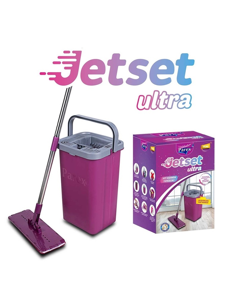 PAREX JETSET ULTRA CLEANING TABLET MOP SET