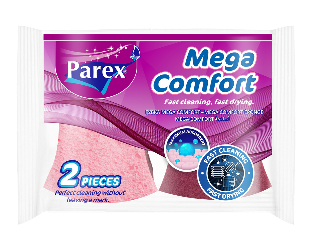 PAREX MEGA COMFORT NAIL SAVER SPONGE 2 PIECES