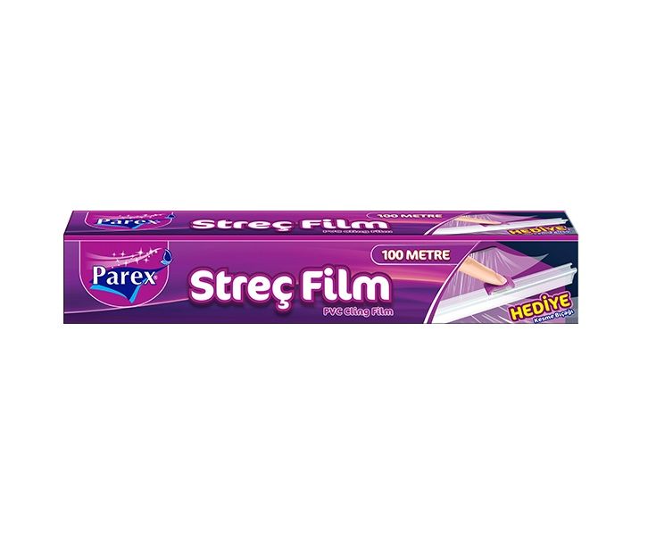 PAREX CLING FILM 100m + SLIDE CUTTER