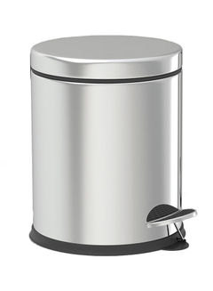 TRASH CANS PEDAL BIN CHROME 12 LITER