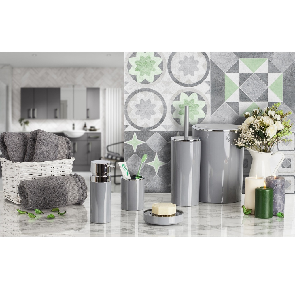 LENOX  BATHROOM SET / GRAY