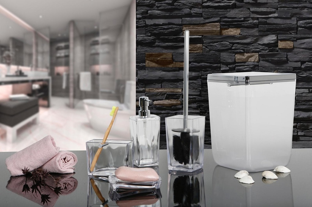 BİGA BATHROOM SET - TRANSPARENT