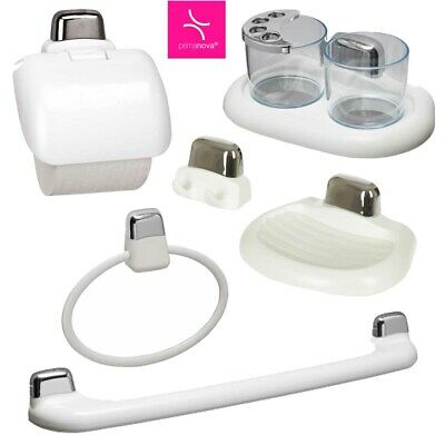 P.NOVA BATHROOM SET 6 PCS ,WHITE