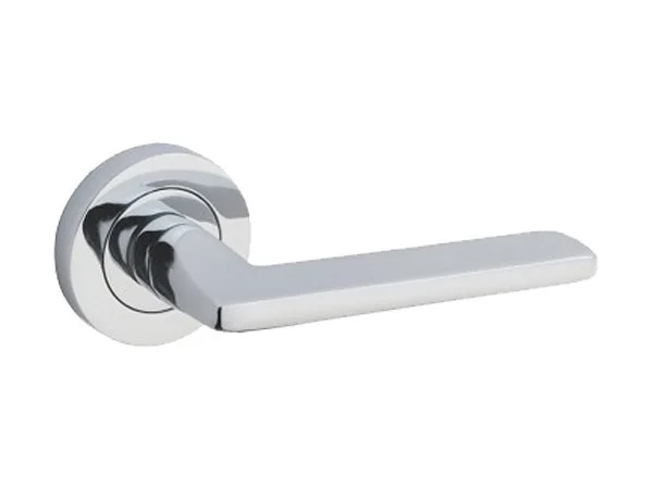 ZK22 ZEN MAT CHROME WHITE ROS CYL DOOR HANDLE
