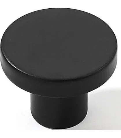 9128 DRAWER KNOB BL BLACK FURNITURE HANDLE