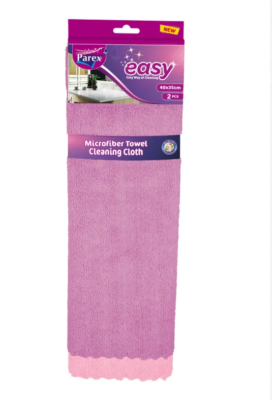 PAREX EASY MICROFIBER CLEANING CLOTH (2 PIECES VALUE PACK)
(40cm x 35cm)