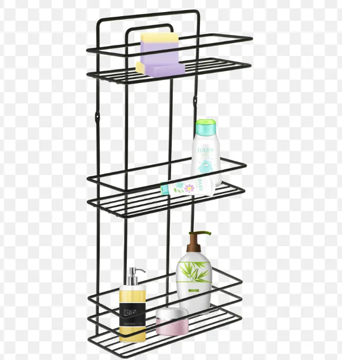 THREE LAYER SHAMPOO HOLDER BLACK
