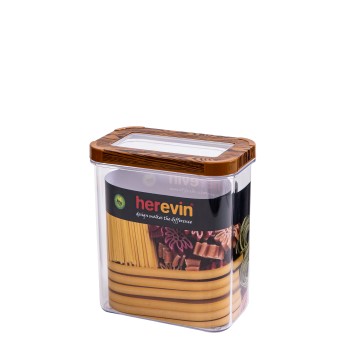 1,8 lt Storage Canister-Wooden Marble