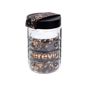 1,35 lt Canister-Yellow Black Marble