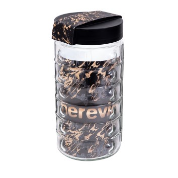 1,7 lt Canister-Yellow Black Marble