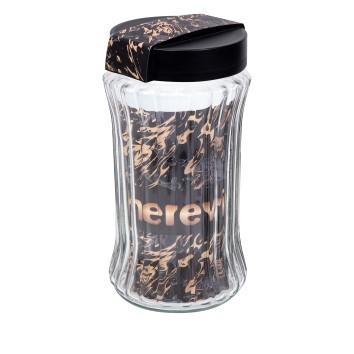 1,55 lt Canister-Yellow Black Marble