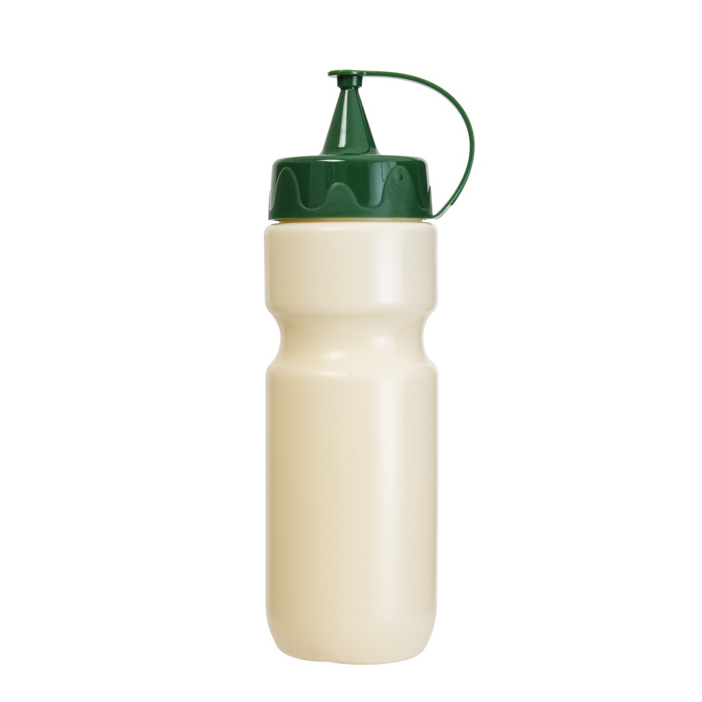 660 cc Decorated Mayonnaise Bottle-Beige-Classic Mayonnaise