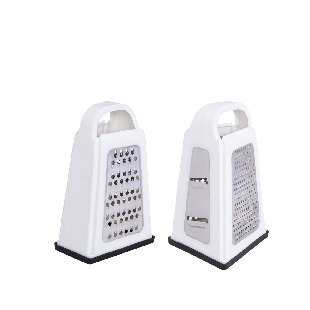 Grater with 3 Different Blades-White