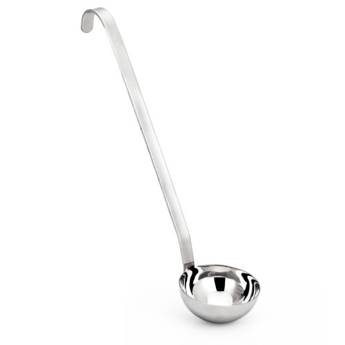 Louche professionnelle inox 10cm-manche 36cm.