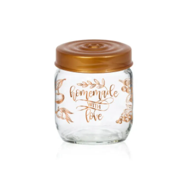 425 ml Decorated Jam Jar-Homemade With Love
