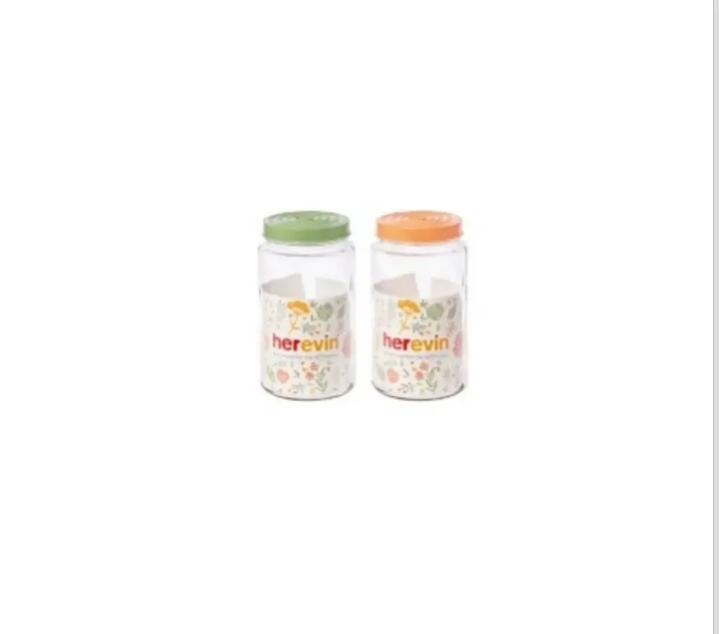 1 lt Embossed Canister-HK-Green