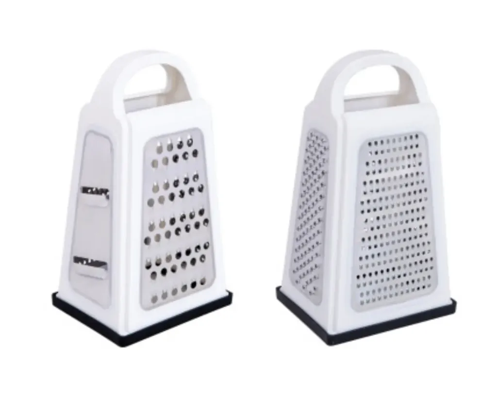 Grater With 4 Different Blades-White