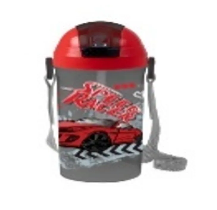 610 ml Decorated School Bottle With Straw-Speed Racer