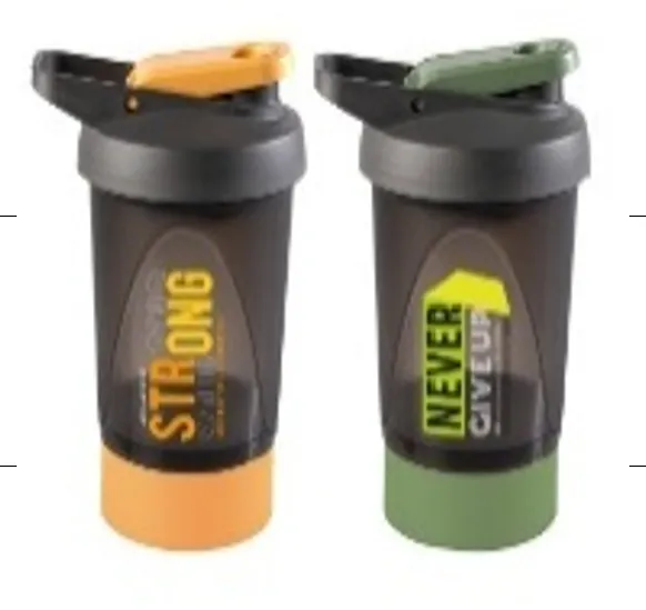 500 ml Decorated One Container Shaker-Strong-Never Give Up