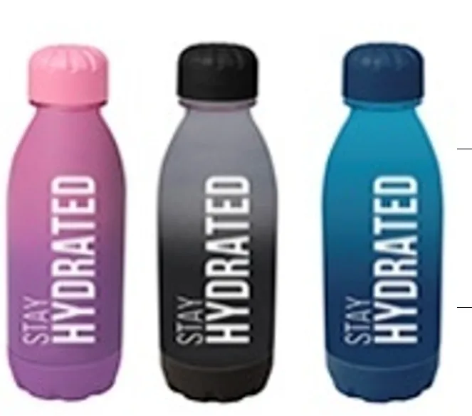 550 ml Double Coloured Decorated Water Bottle-Stay Hydrated