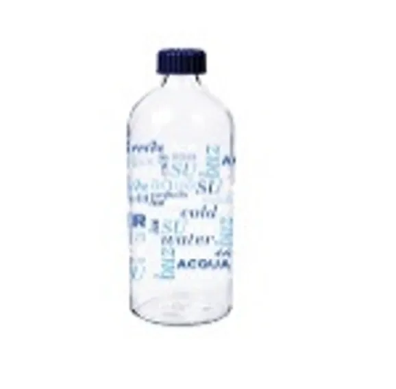 750 ml Decorated Water Bottle-Aqua