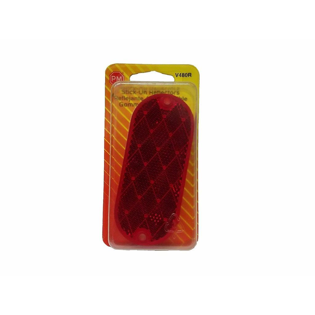 Reflctr Red 4-3-8" Cd2