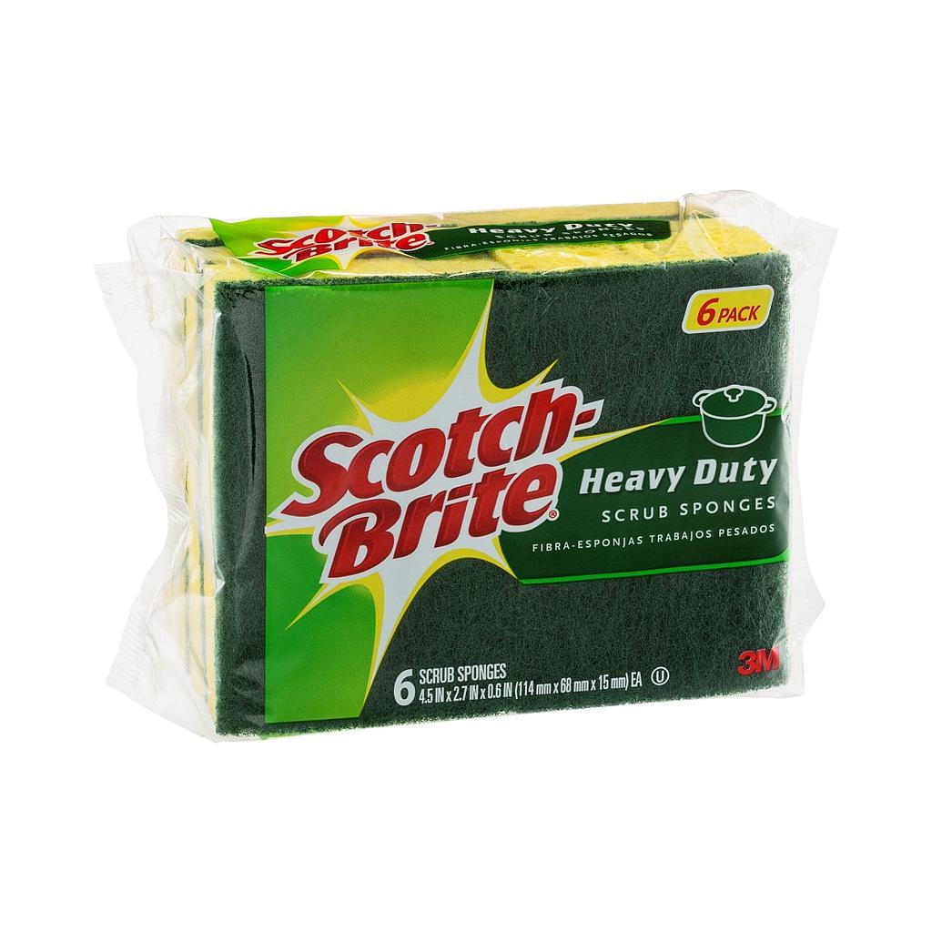 Sponge Scrub Hvydty 6 Pk