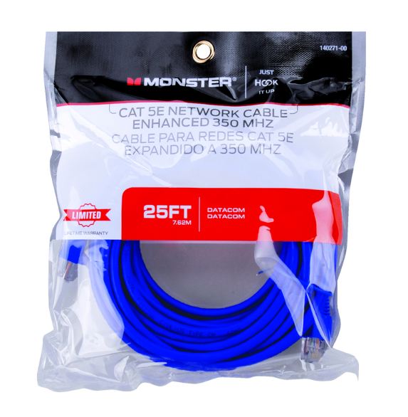 Cable Cat-5E 25' Blue