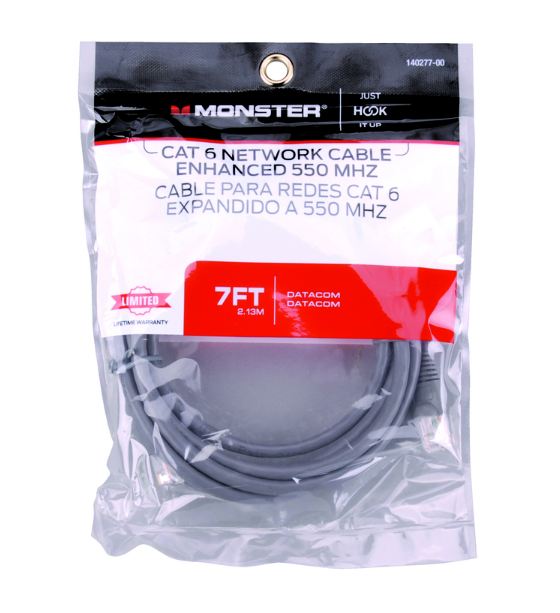 Cable Cat 6 500 Mhz 7'.