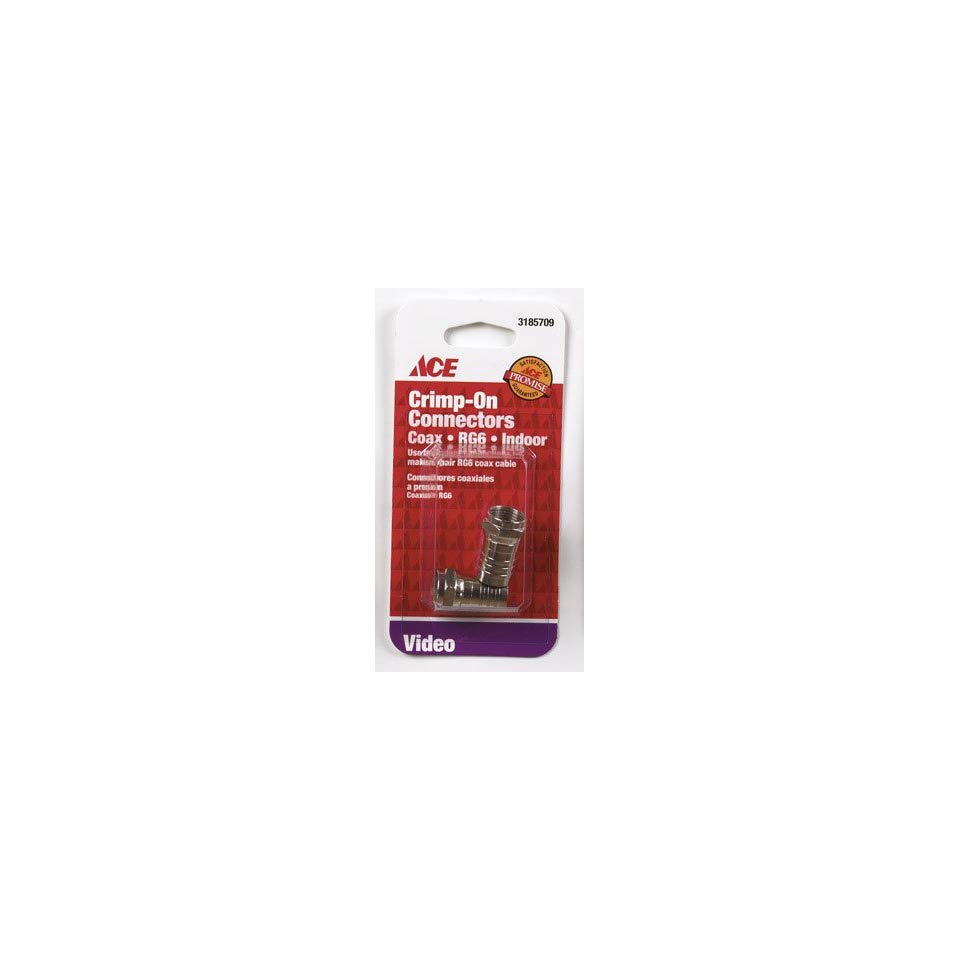 Heavy Duty One Piece Rg 6 Connectors 2 Ace