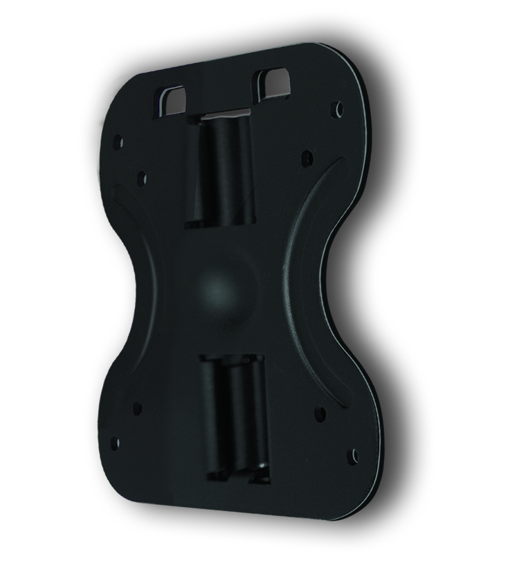 Flat To Wall Tv Mount 33Cm To 58.4Cm, (13In To 23In) Black Ross