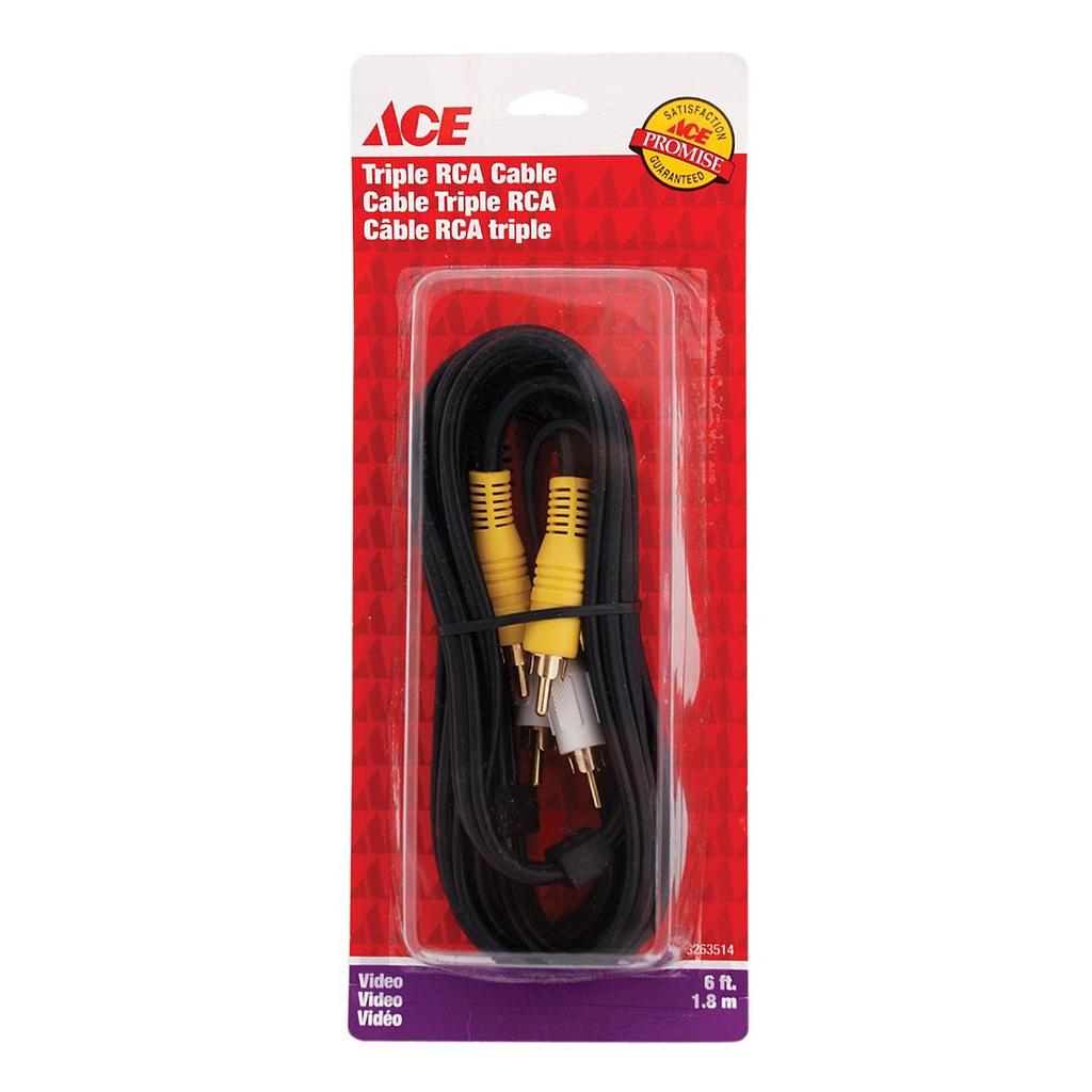 ECONOMY COMPOSITE CABLE 6FT (182.88CM)ACE