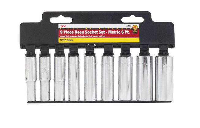 SOCKET 3/8"DP9PC MET ACE Cancel.