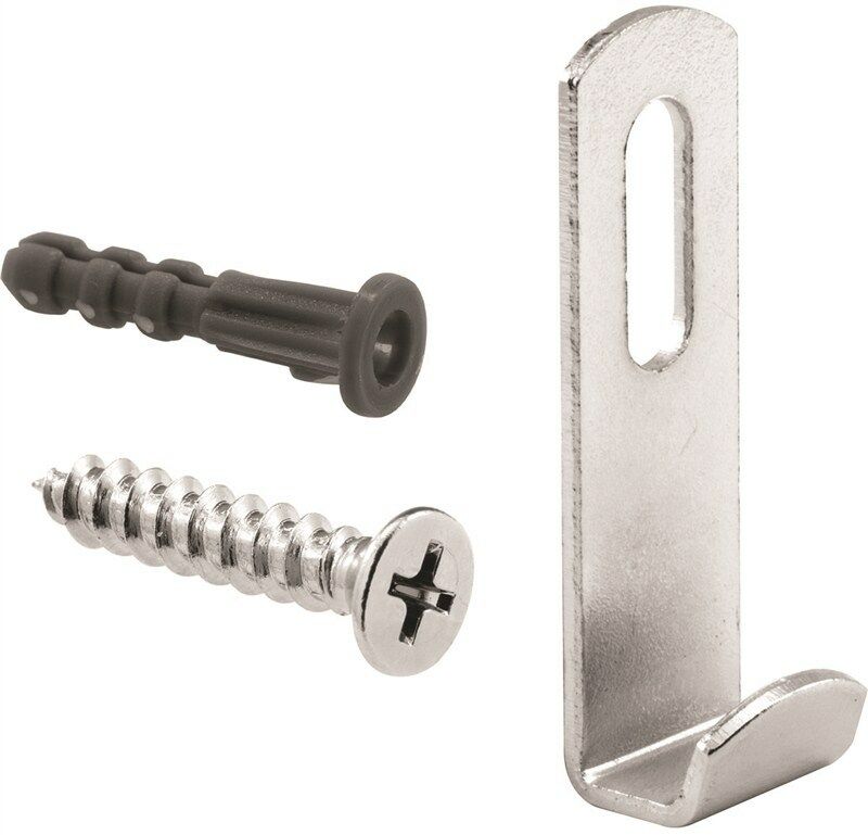 Prime-Line Zinc Medium Mirror Holder Clip Steel 4 pk 20 lb.