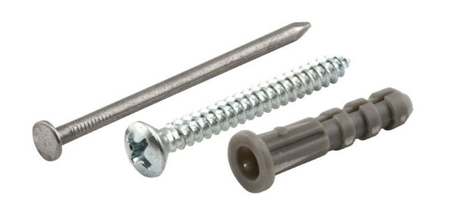 Prime-Line Zinc Steel Hardware Set Small 2 pk 20 lb.