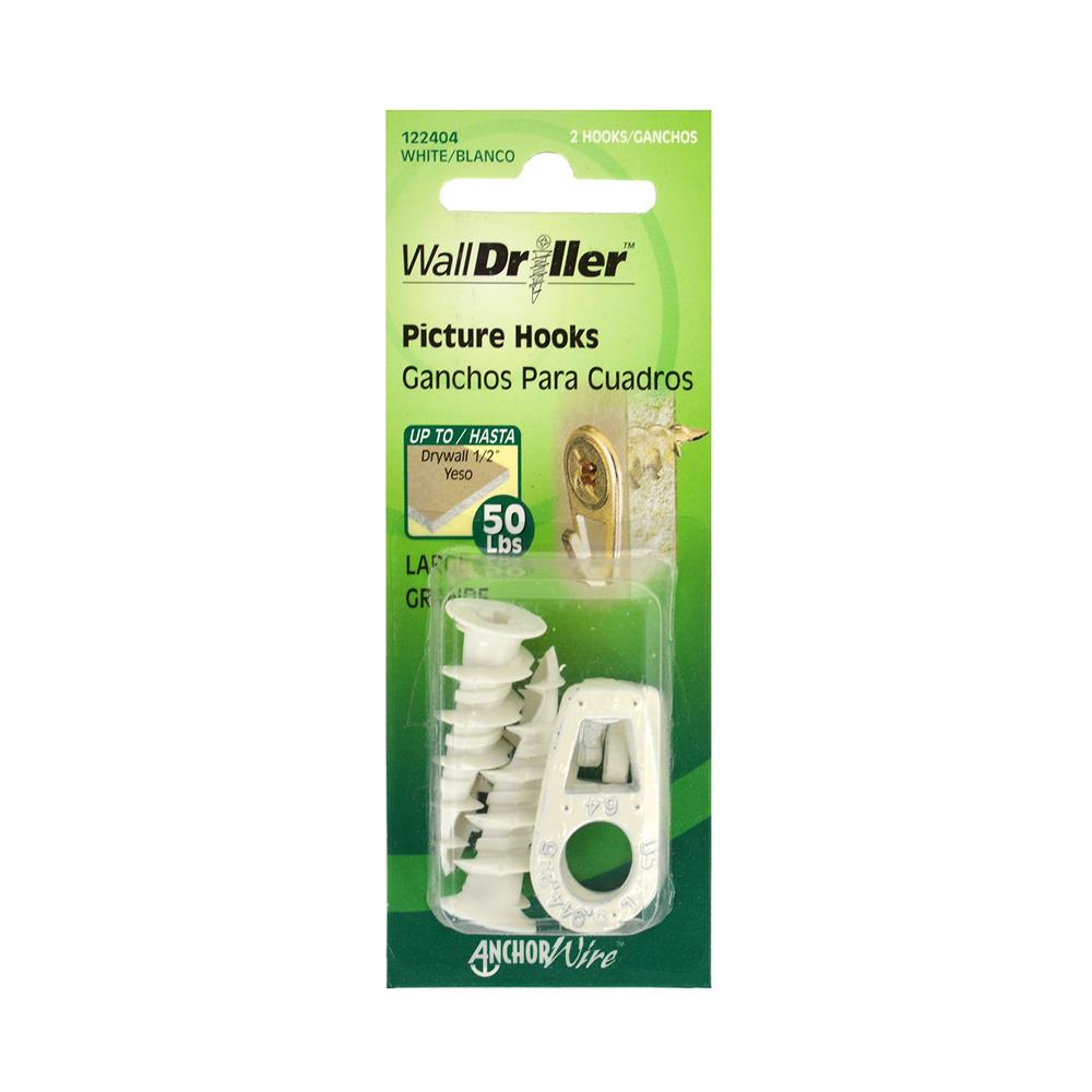 Picture Hook 50Lb Sm Wht