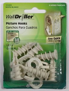 Picture Hook 50Lb Lg Wht