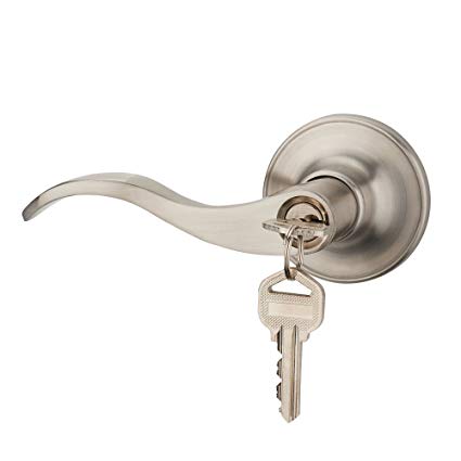 Doorlock Entry Tubular Wave Lever Polished Br