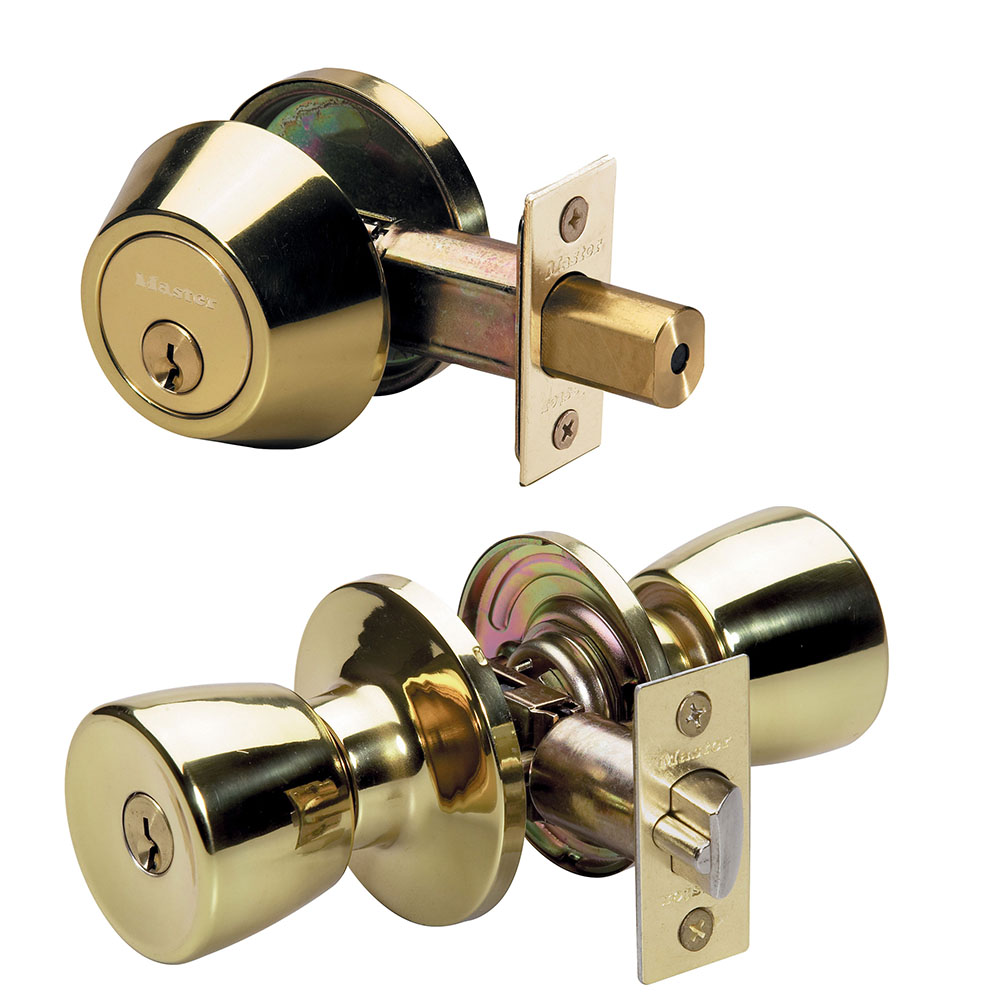 Doorlock Entry Cylindrical Tulip Knob Polishe