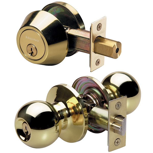 Doorlock Entry Cylindrical Ball Knob Polished