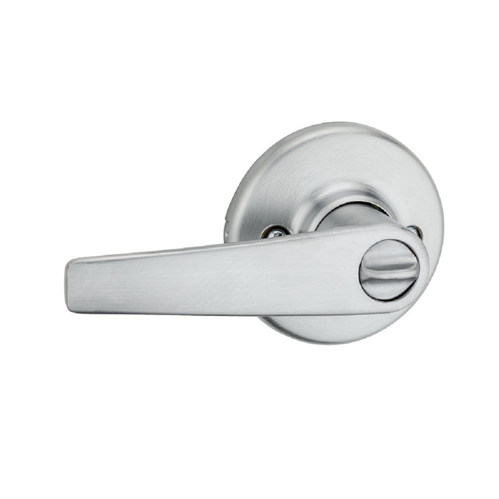 Kwikset Delta Satin Chrome Steel Entry Lockset 3 Right Handed