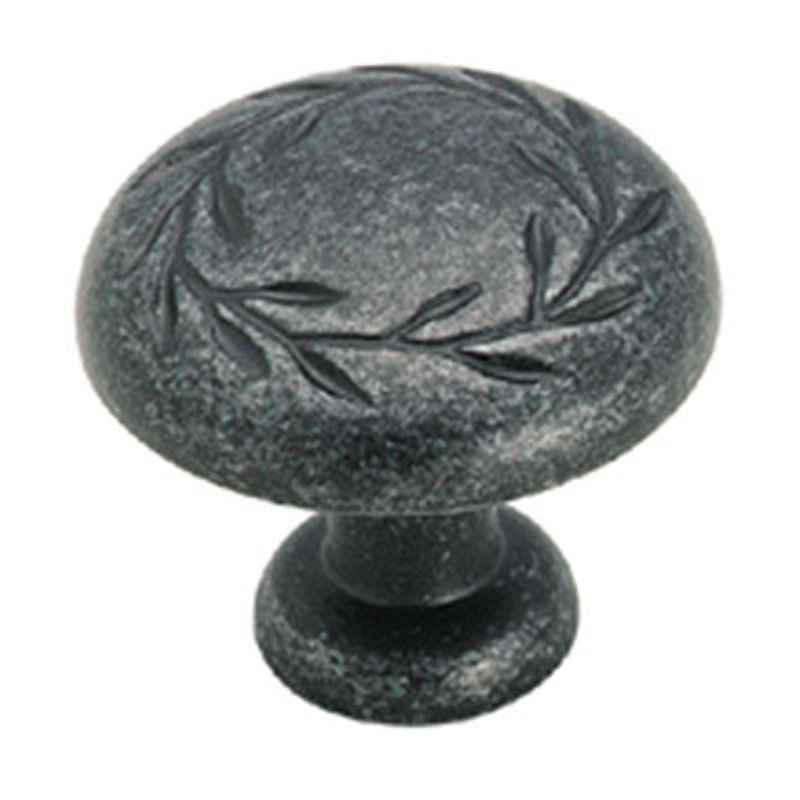 Diameter wrought iron dark cabinet knob