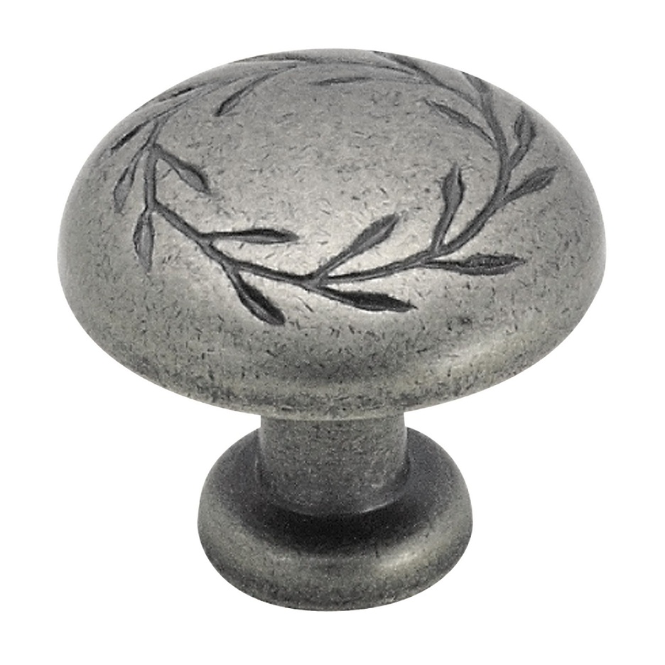 KNOB LEAF WEATHERED NCKL