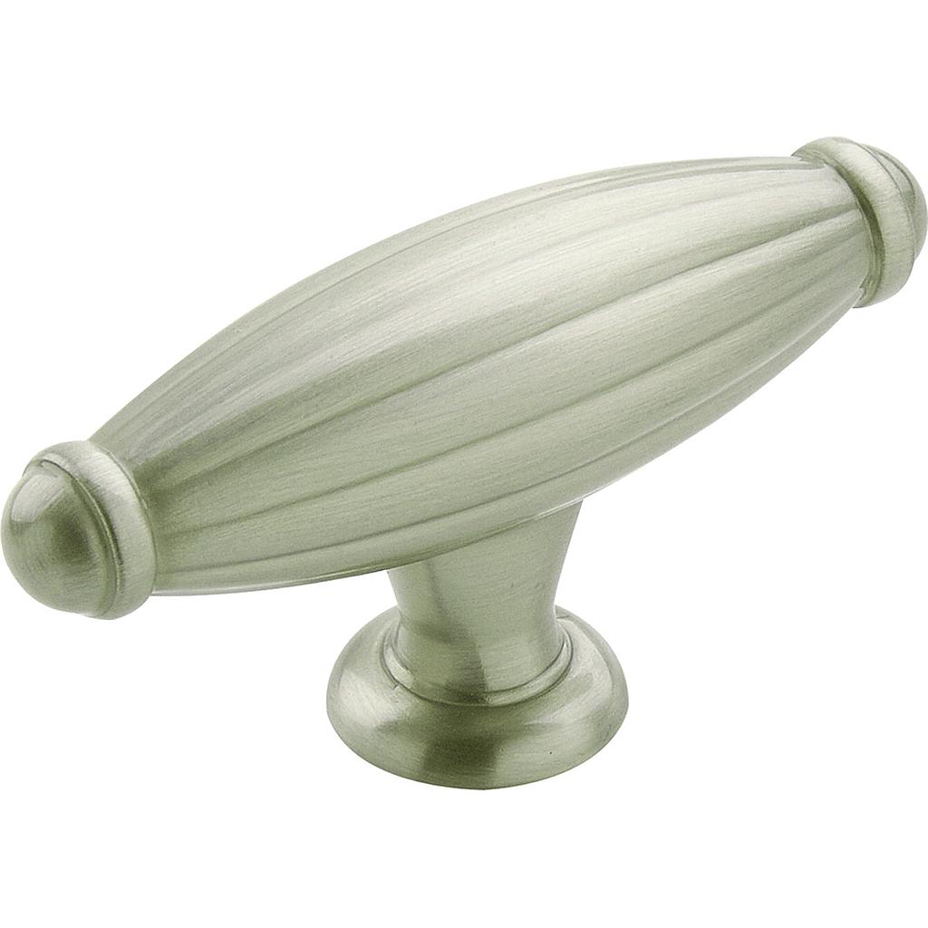 oblong zinc 2-5/8 inch cabinet knob