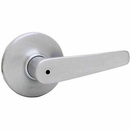 Kwikset Delta Satin Chrome Steel Privacy Lockset 3 Right Handed Cancel.