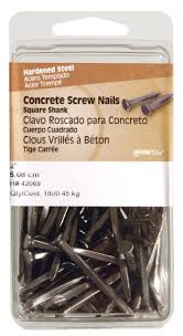 Conc Scr Nl 1" Sq Shank