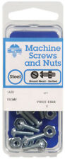 Hillman No. 10-32 x 1 in. L Slotted Round Head Zinc-Plated Steel Machine Screws 8 pk