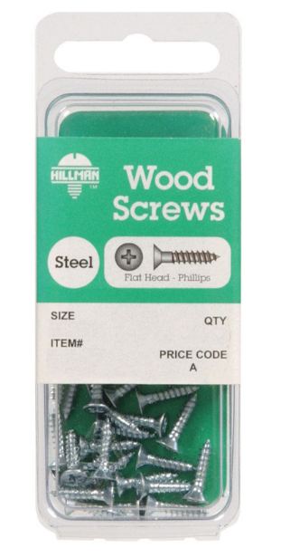 Scrw Wd Phl Fh 10X2" Cd6