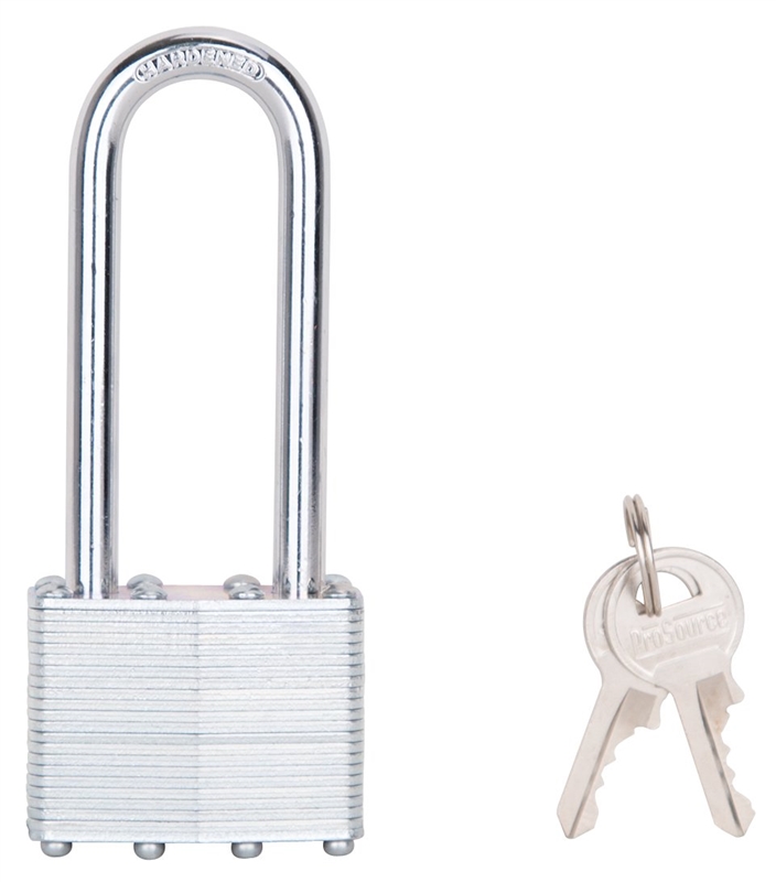 Laminated Padlock 1 3-4In (43Mm) 4 Pack Steel