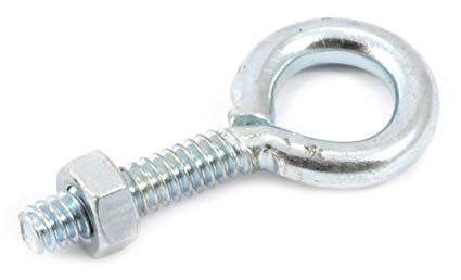 Eyebolt 1 1-2In (38.1Mm) 3-8In Eye (9.5Mm) Zinc Plated Steel Ace